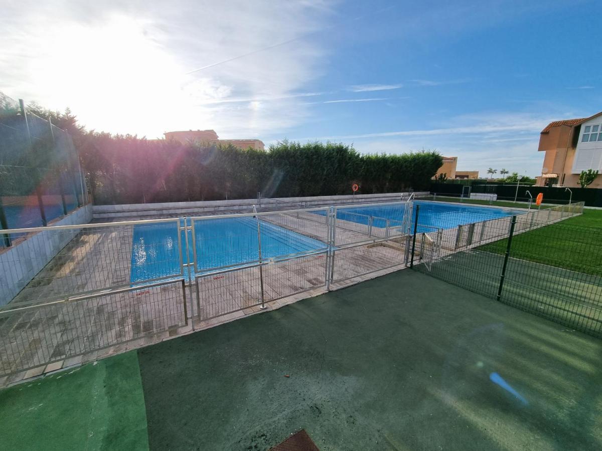158A Triplex Rinconin Con Piscina Vila Gijón Exterior foto