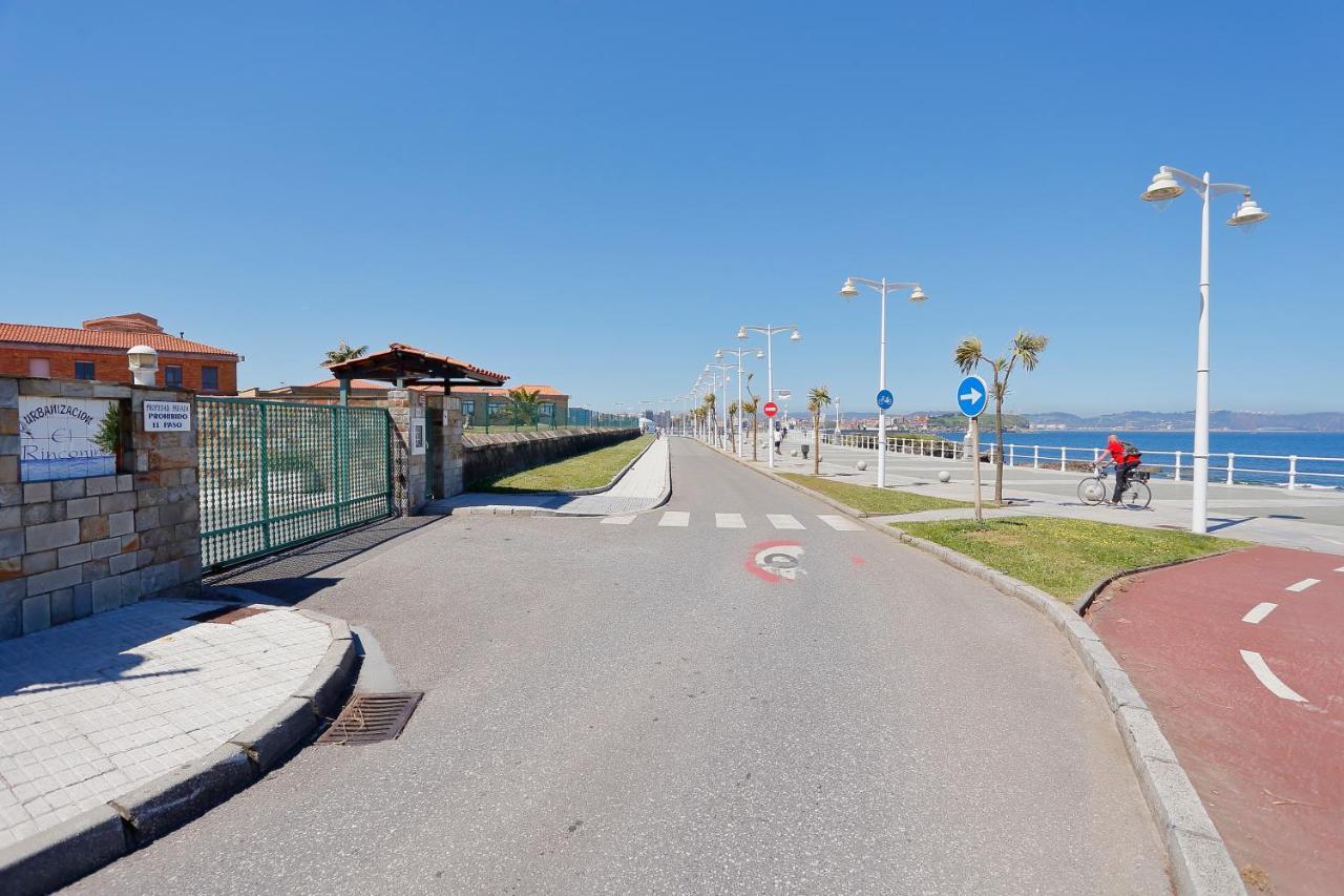 158A Triplex Rinconin Con Piscina Vila Gijón Exterior foto