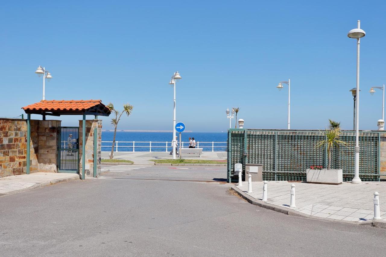 158A Triplex Rinconin Con Piscina Vila Gijón Exterior foto